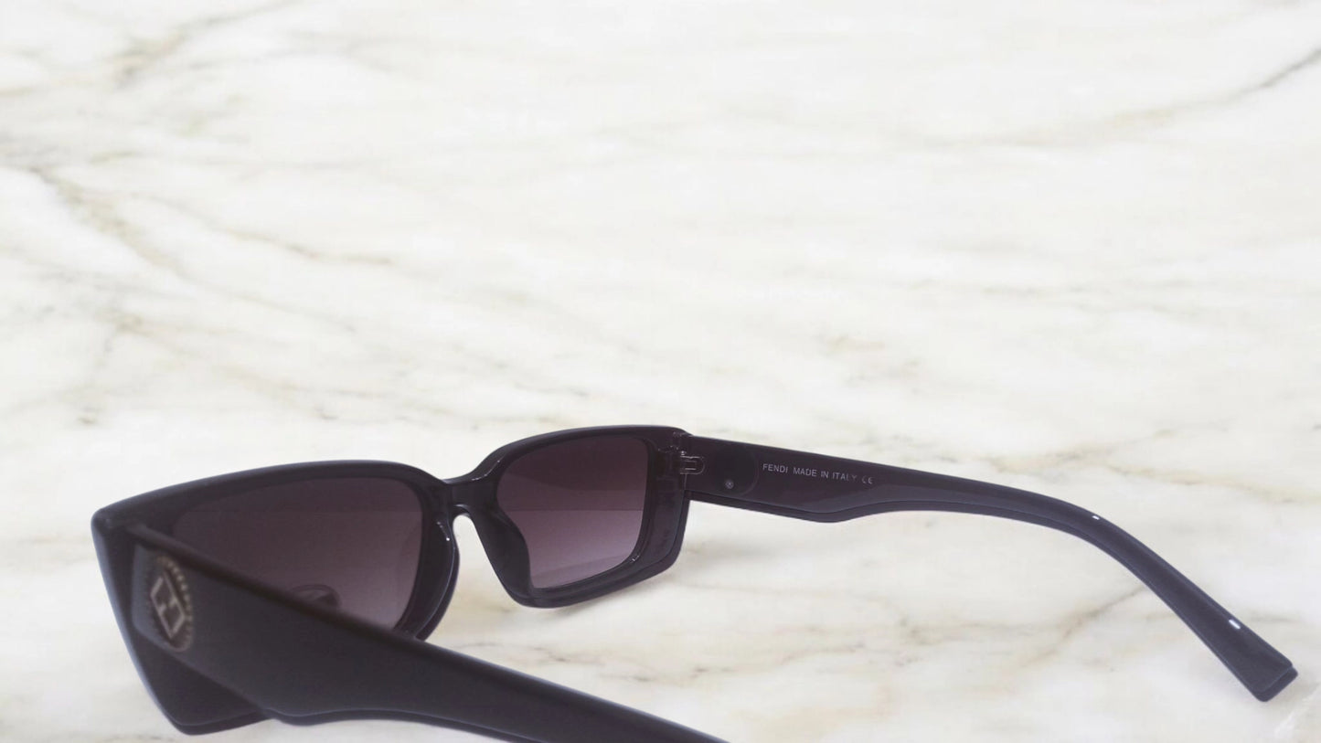 Luxury Fendi Cat-Eye Sunglasses – Black Edition