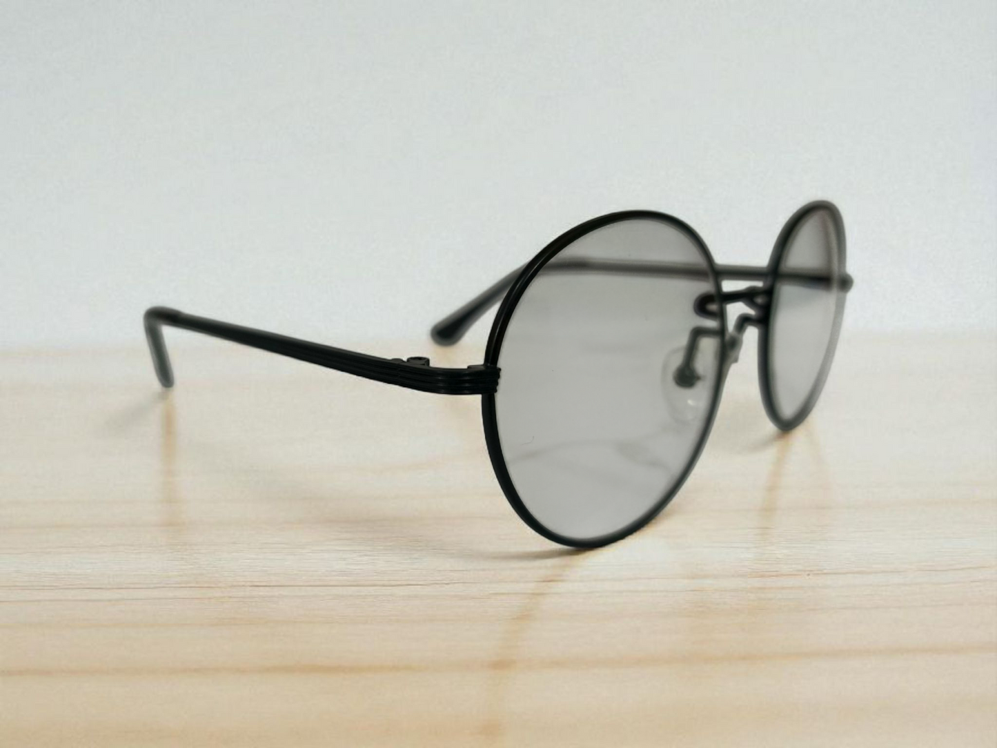 Vintage Round Metal Frame Eyeglasses – Lightweight & Stylish by Bird Eye Optics