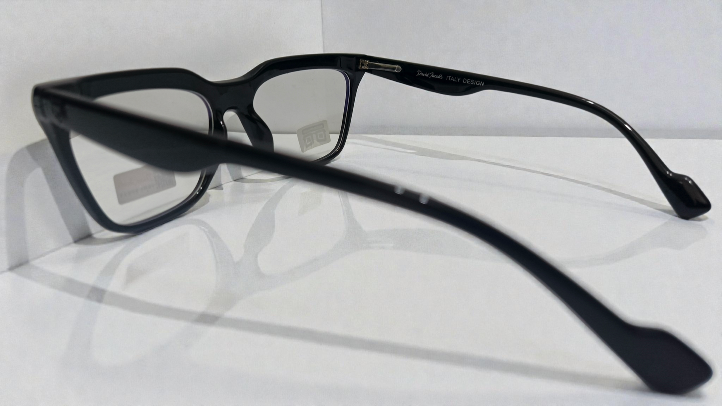 David Jacobs inspired Executive Cat eye Frames Bold Unisex Geometric Eyewear