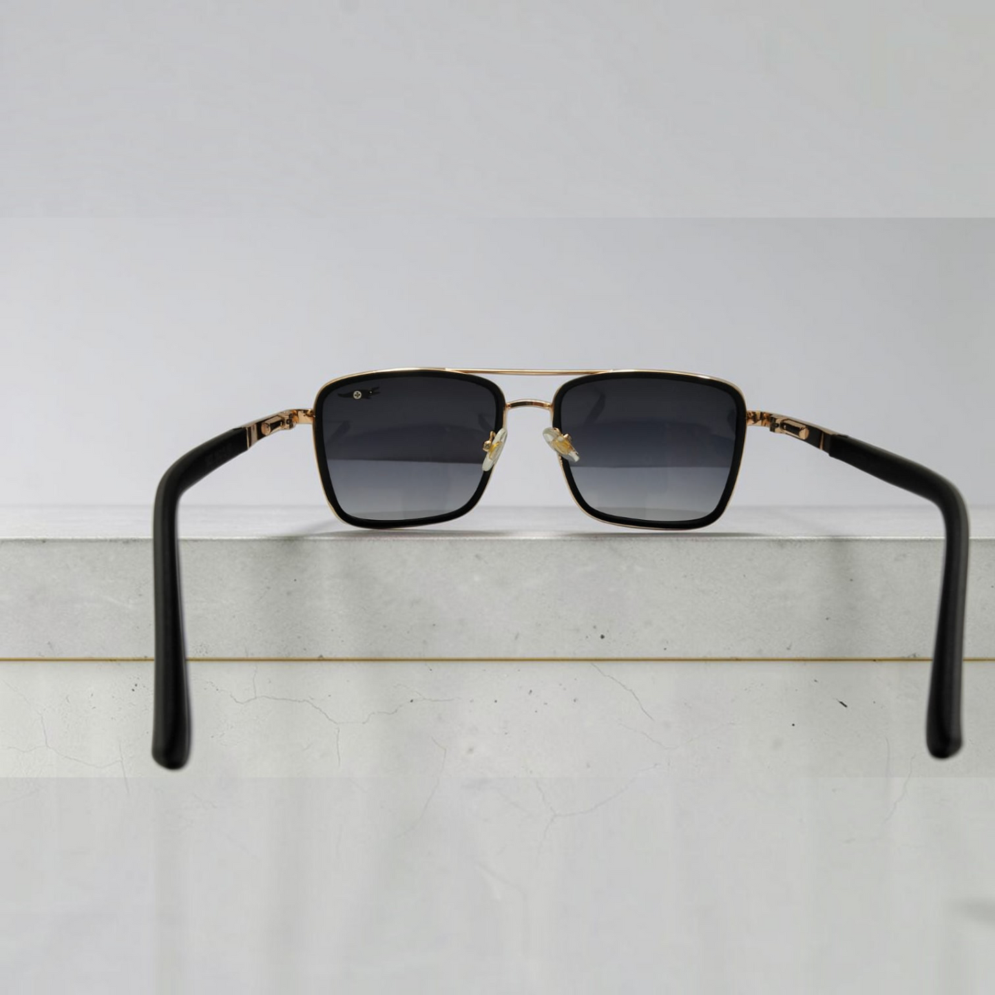 Lacoste inspired Premium Urban Edge Unisex Gradient Square Sunglasses Bird Eye Optics