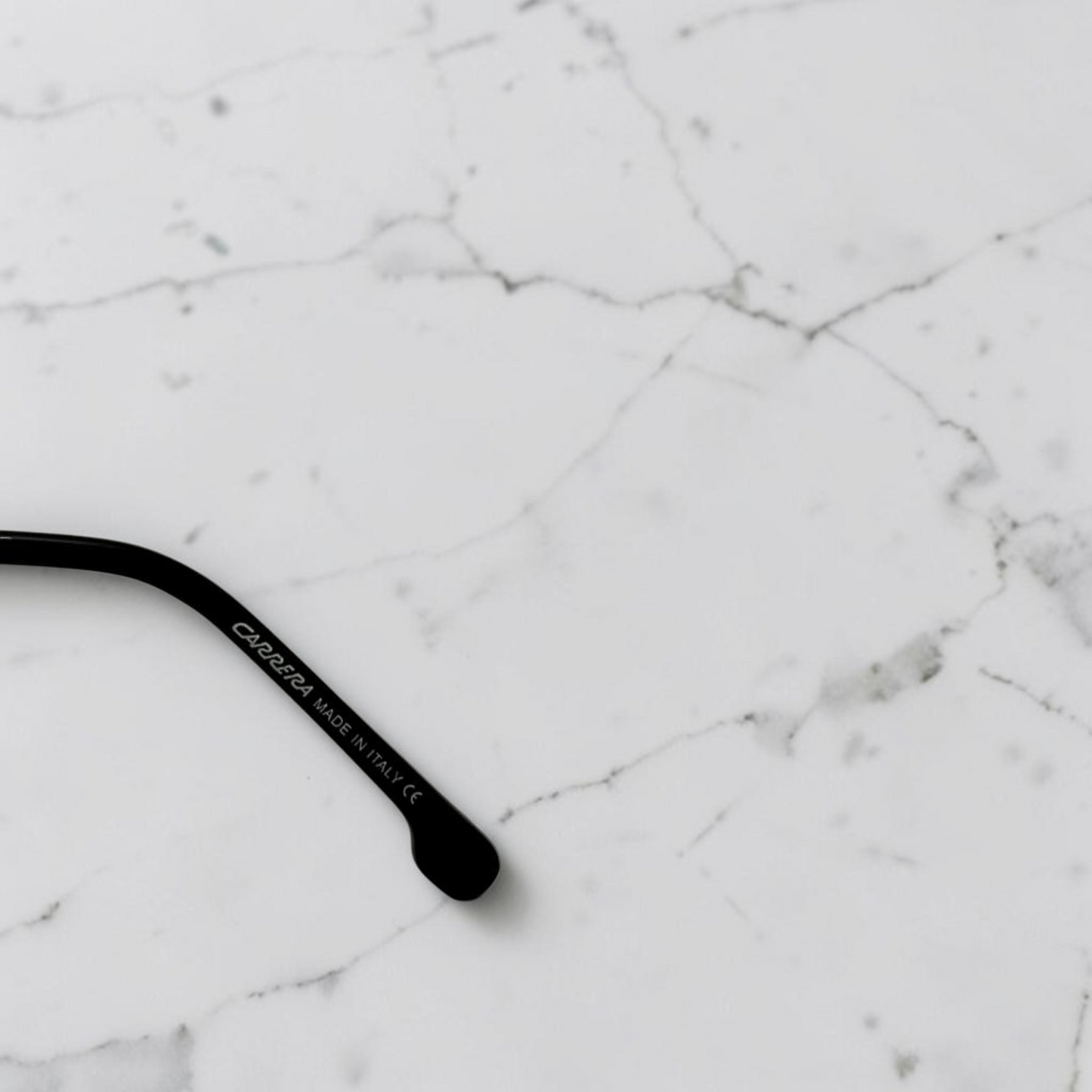 Inspiration of Carrera Style Matte Black Double Bridge Square U isex Sunglasses