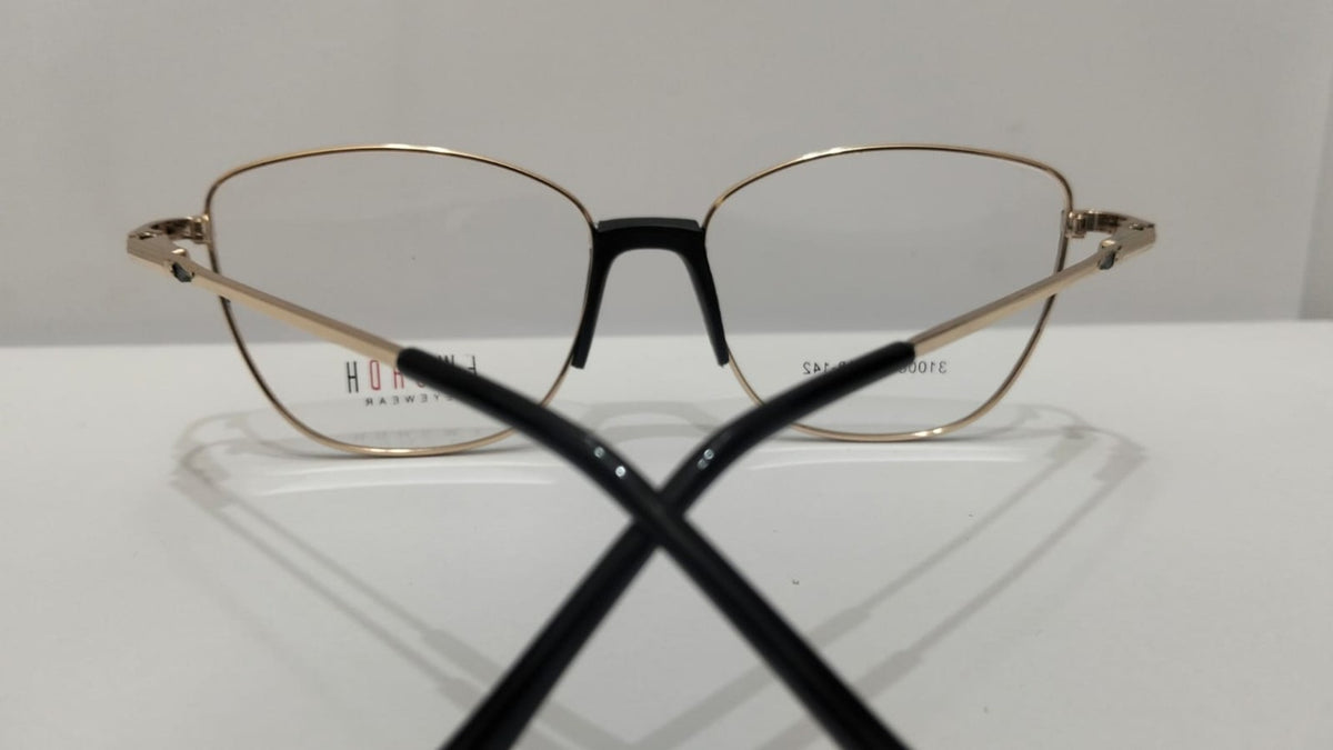 Rear view of EW SHDH eyeglasses