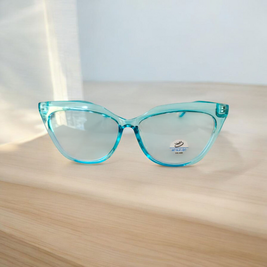 Elegant Anti-Blue Light Cat-Eye Glasses with UV 400 Protection - Fashion Meets Function