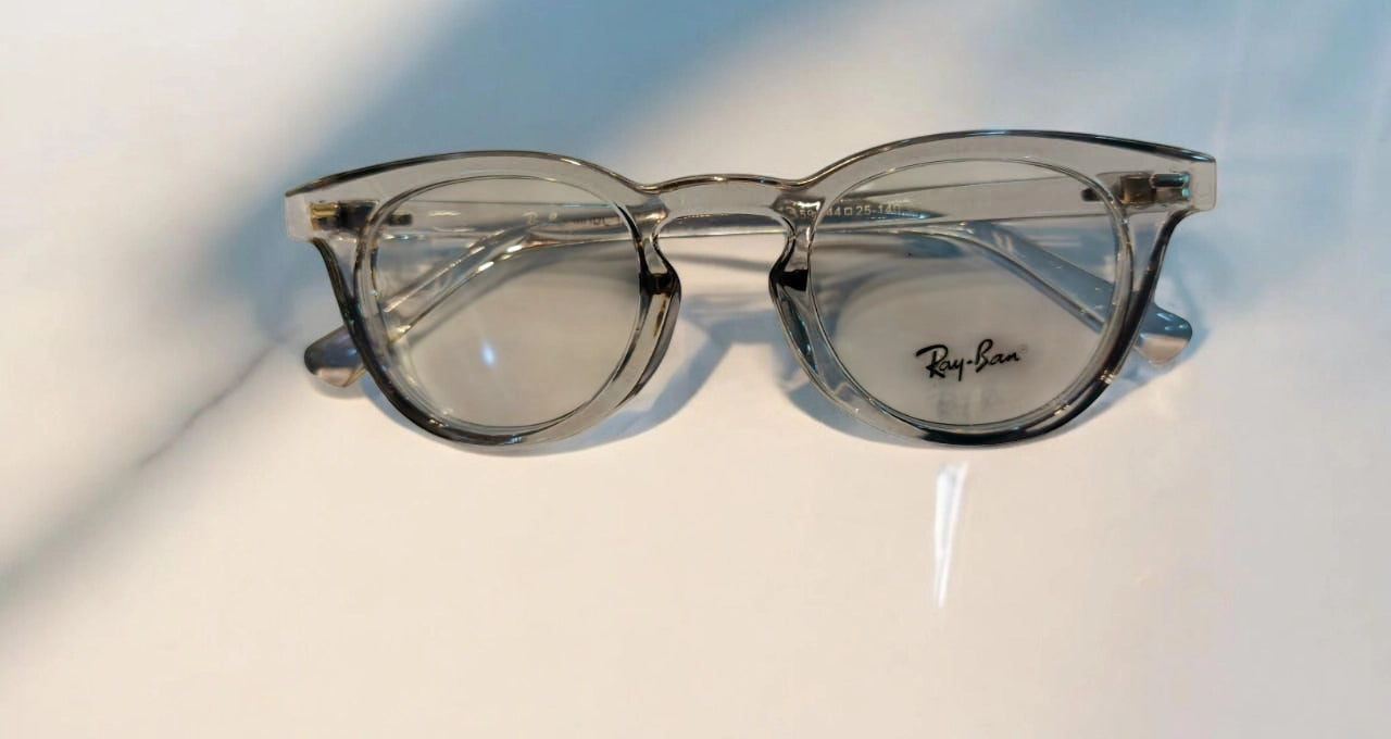 Ray-Ban Transparent Frame Glasses – Modern Elegance with a Classic Touch