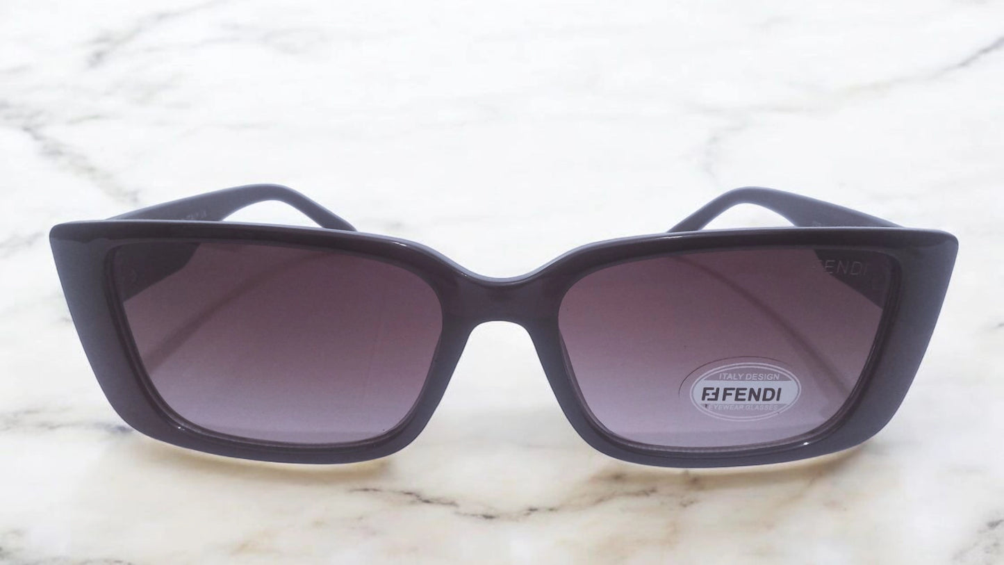 Luxury Fendi Cat-Eye Sunglasses – Black Edition