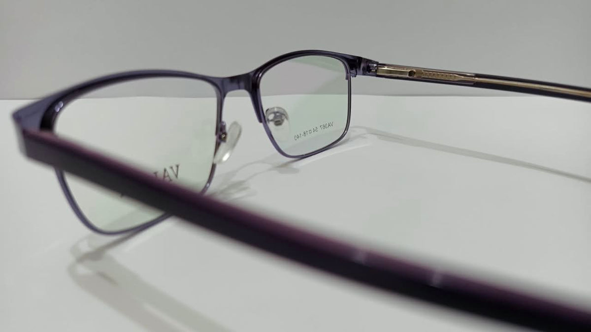 Rear angle of VALUCI VA367 glasses with temples