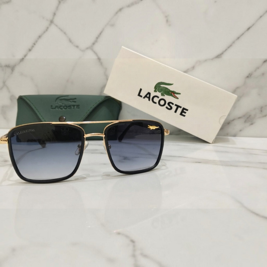 Lacoste inspired Premium Urban Edge Unisex Gradient Square Sunglasses Bird Eye Optics