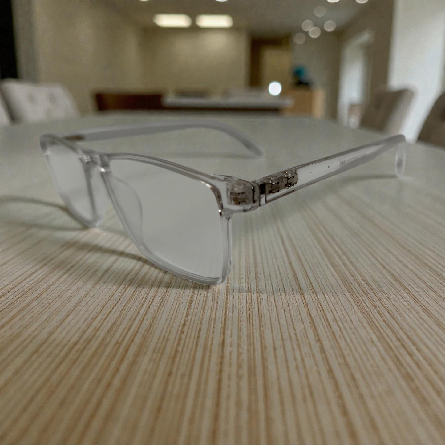 CrystalView Unisex Transparent Eyeglasses : Sleek, Modern & Versatile