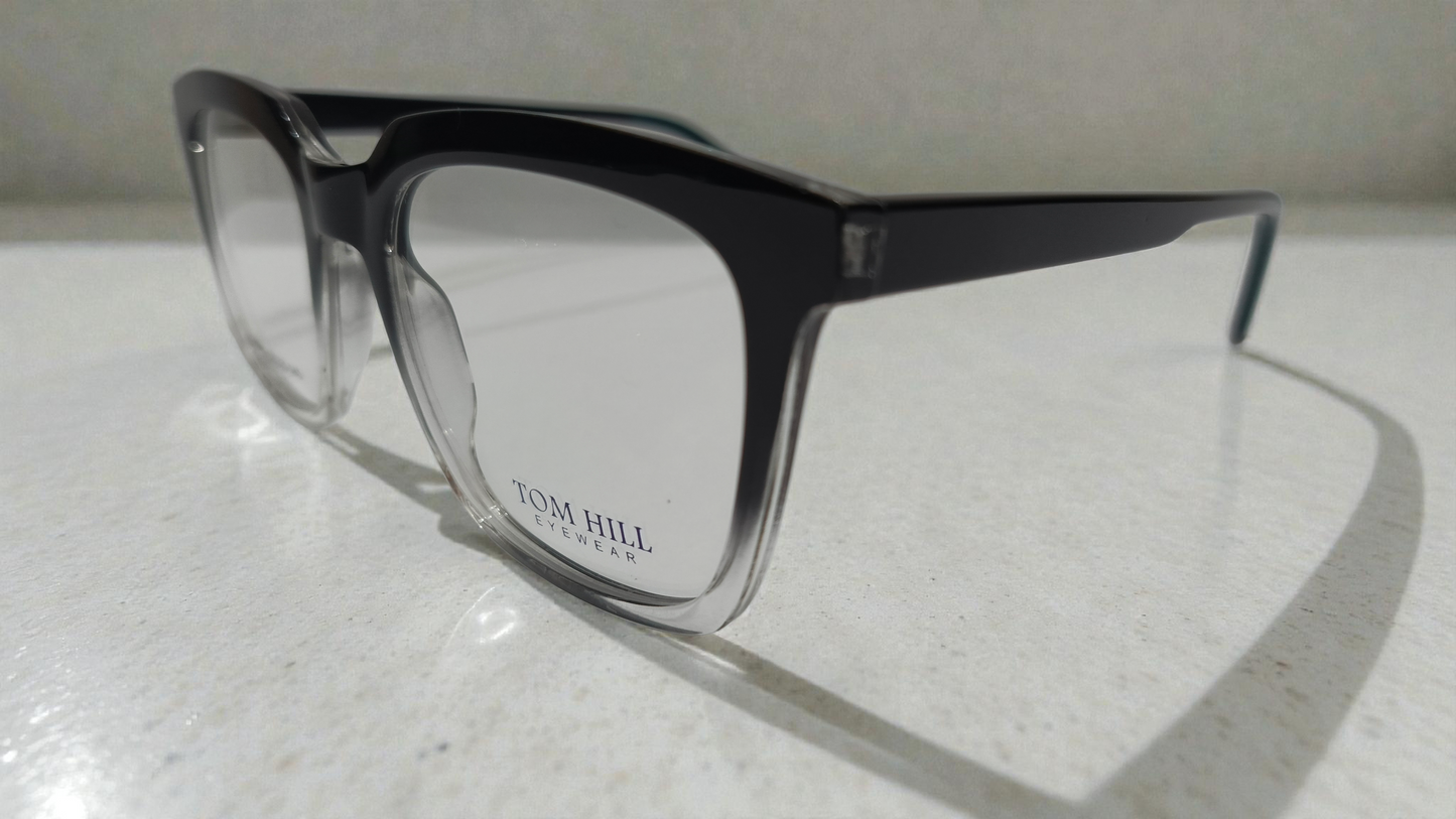 Tom Hill Inspired Bold Two-Tone Gradient Square Eyeglasses (Unisex)