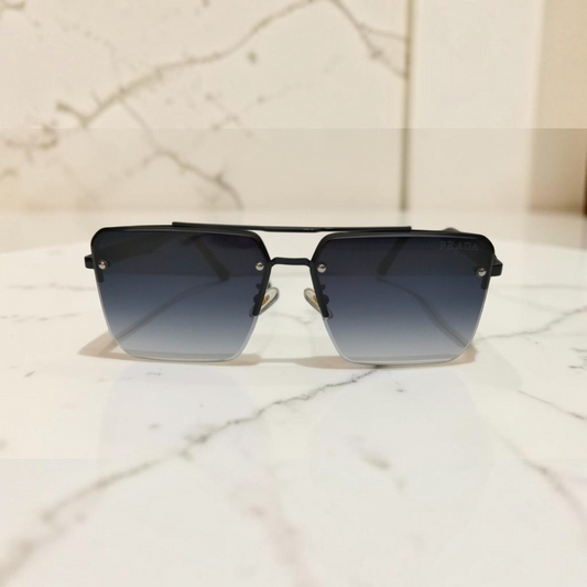 Premium PRADA inspired Modern Square Gradient Sunglasses | Bird Eye Optics | UV400 Protection