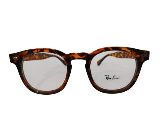 Ray-Ban Tortoiseshell Eyeglasses – Timeless Elegance with a Modern Touch