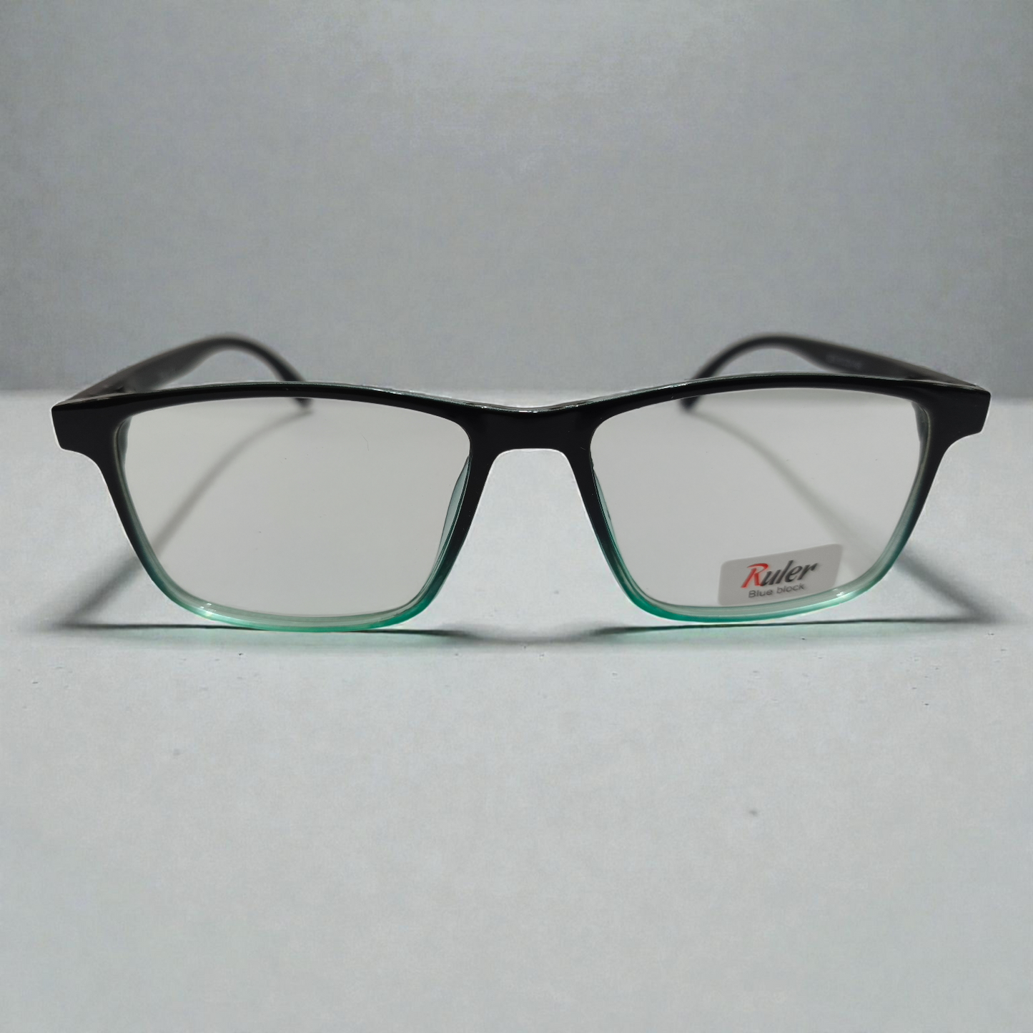 Ruler Blue Block Eyeglasses frame Unisex Style for Digital Comfort
