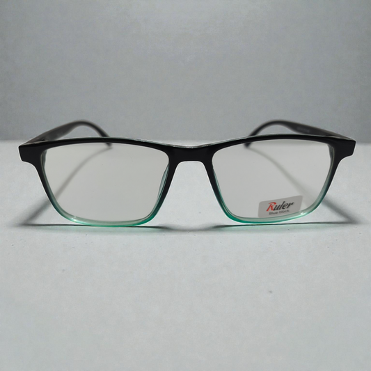 Ruler Blue Block Eyeglasses frame Unisex Style for Digital Comfort