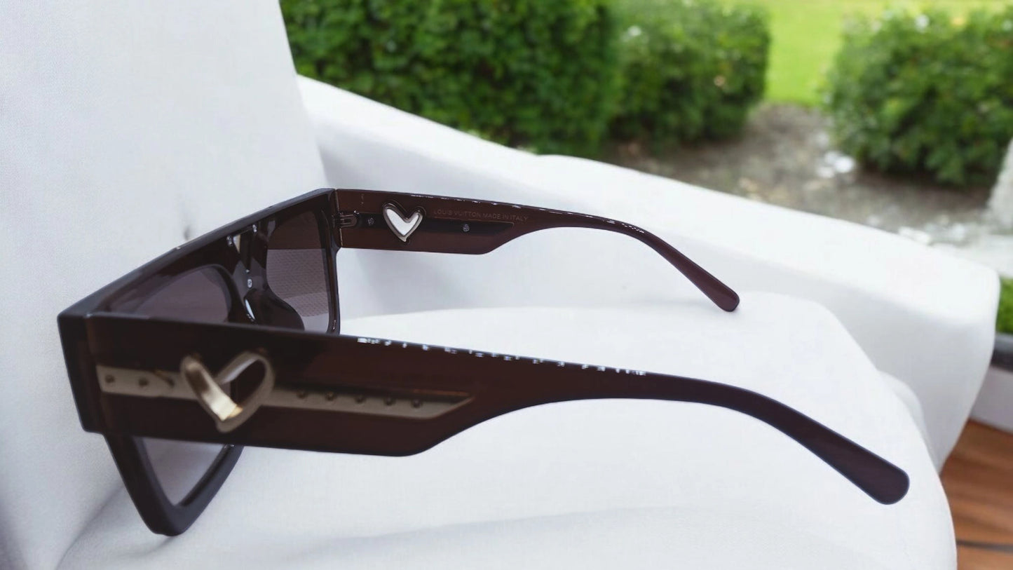 Luxury Louis Vuitton Square Frame Sunglasses - Iconic Designer Edition