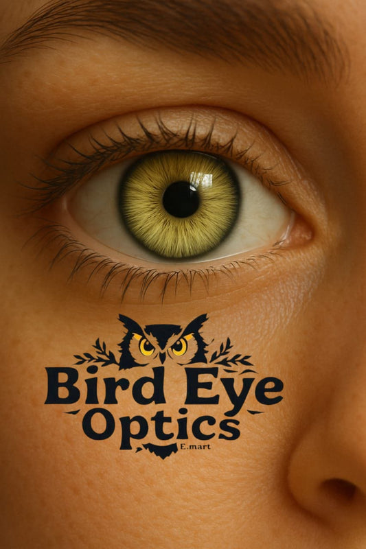 Owl's Gaze Olive" Contact Lenses