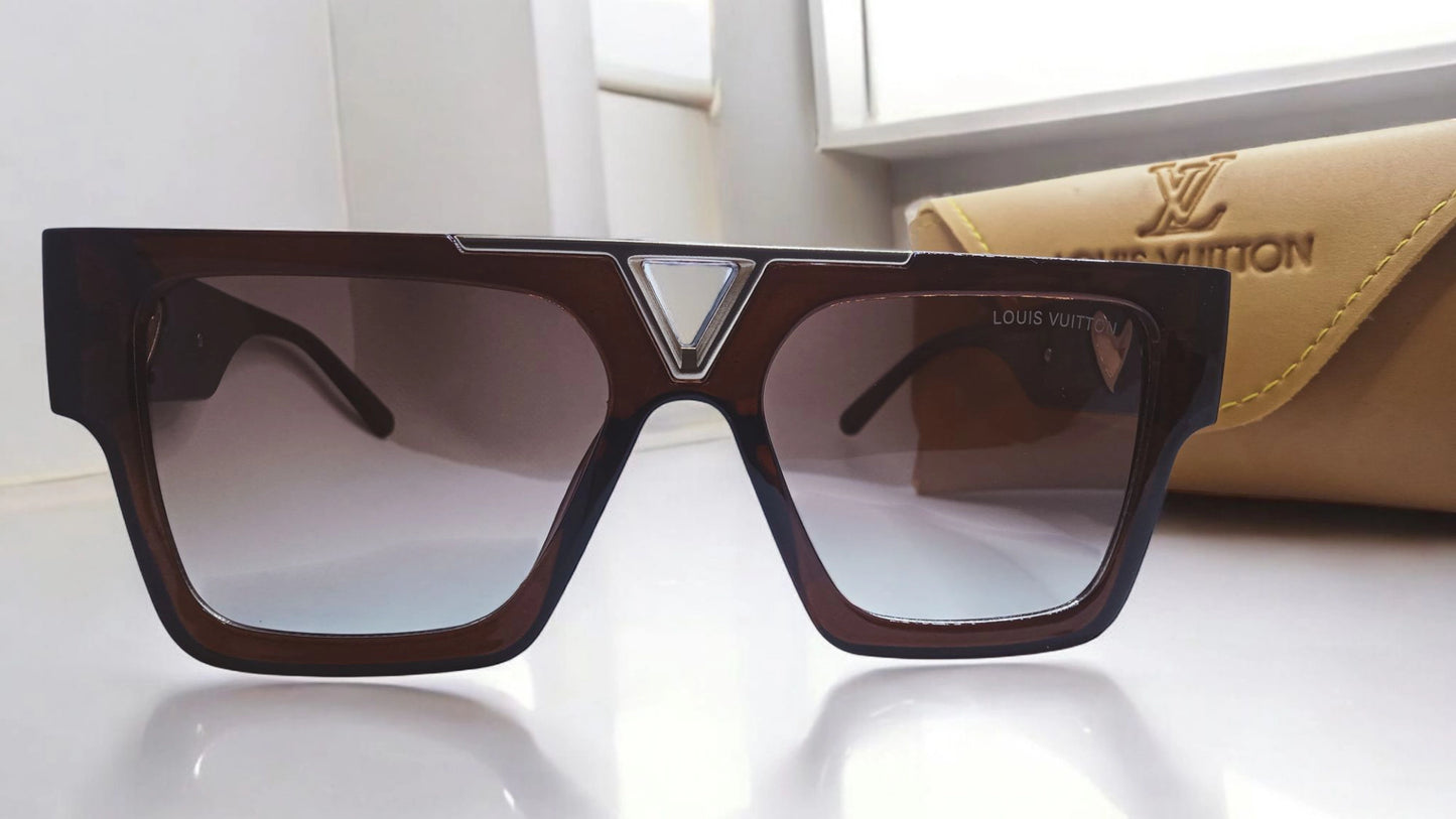 Luxury Louis Vuitton Square Frame Sunglasses - Iconic Designer Edition