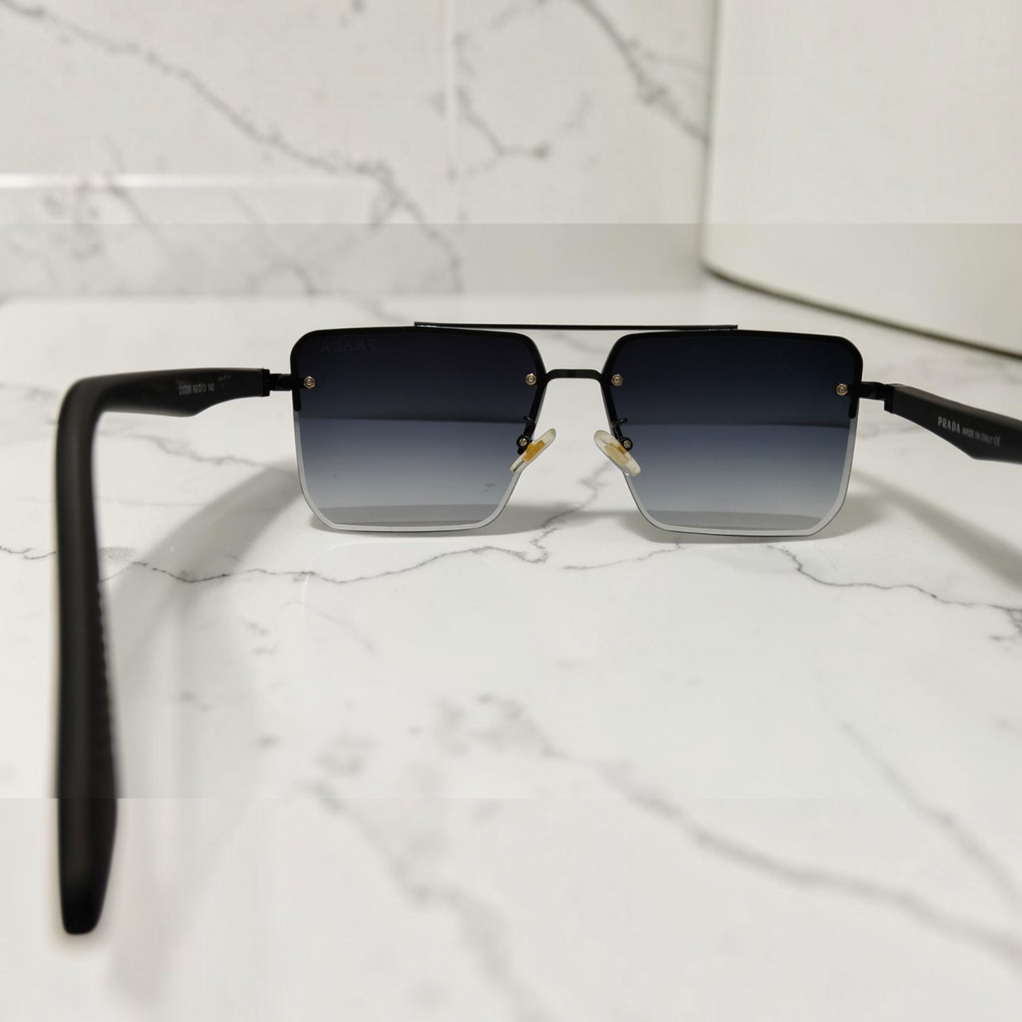Premium PRADA inspired Modern Square Gradient Sunglasses | Bird Eye Optics | UV400 Protection