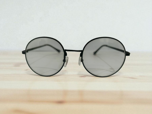 Vintage Round Metal Frame Eyeglasses – Lightweight & Stylish by Bird Eye Optics
