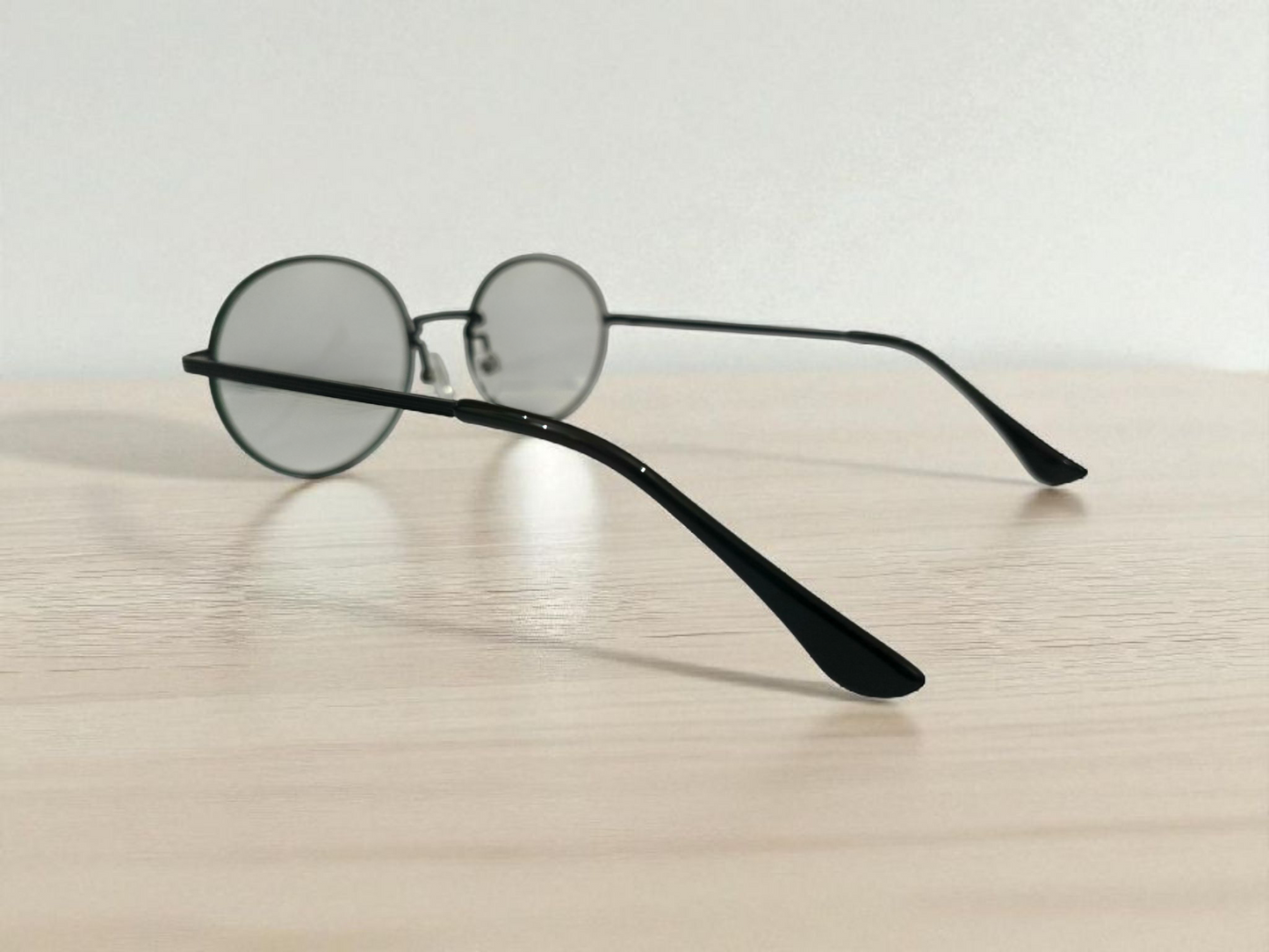 Vintage Round Metal Frame Eyeglasses – Lightweight & Stylish by Bird Eye Optics