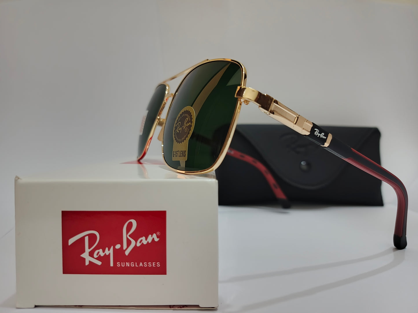 Ray-Ban Classic Aviator G-15(Golden) Lens Sunglasses – Timeless American Style 🇺🇸