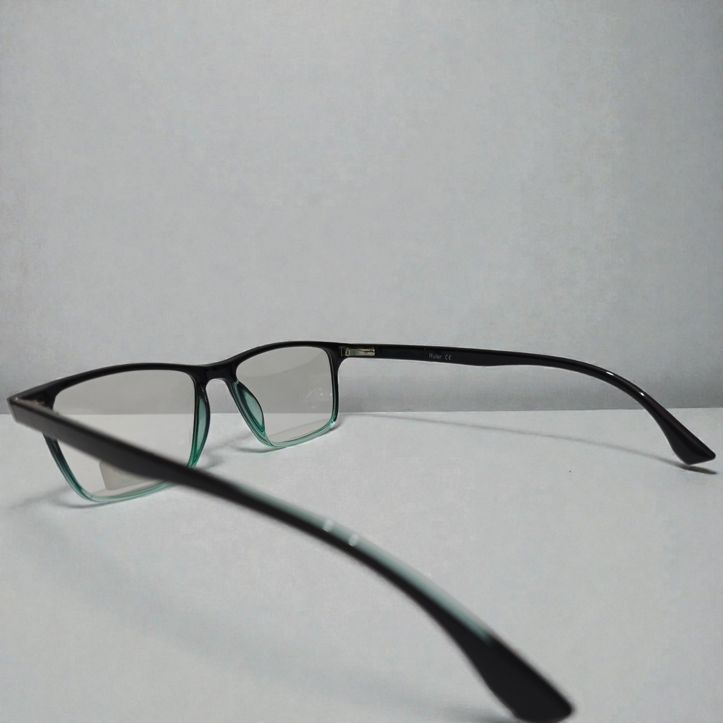 Ruler Blue Block Eyeglasses frame Unisex Style for Digital Comfort