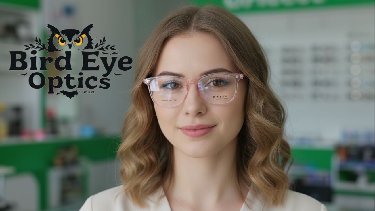 Vintage Pink Charm – Clear Frames with a Modern Twist