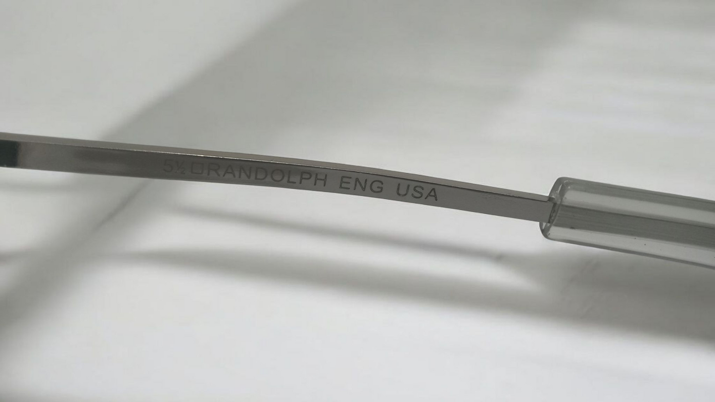 Silver Randolph Engineering Aviator Sunglasses – Diamond Hard® Scratch-Resistant, Made in USA.Trusted by U.S. Air Force Pilots