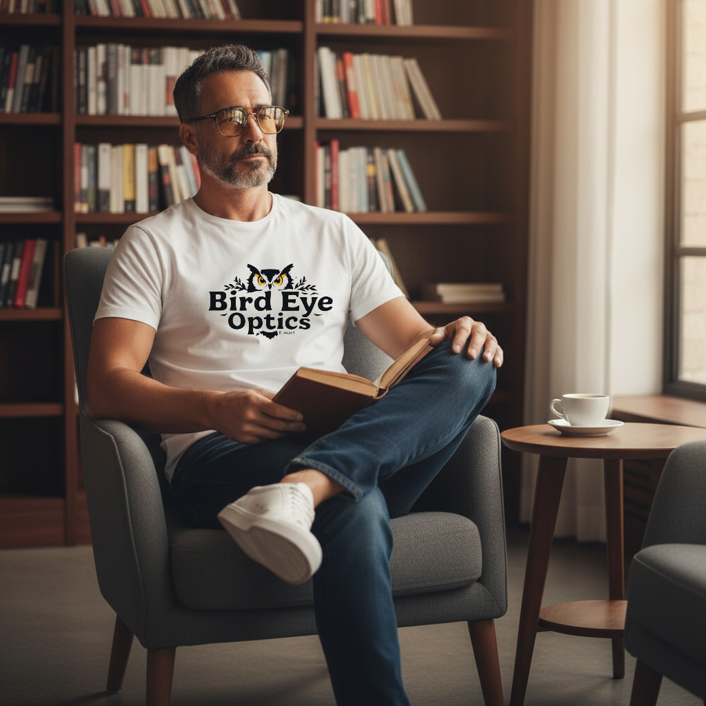 Havana brown front with coffee brown lower rim, bridge and temples color urban Architect:FIALLVI Geometric Frame by Bird Eye Optics Emart