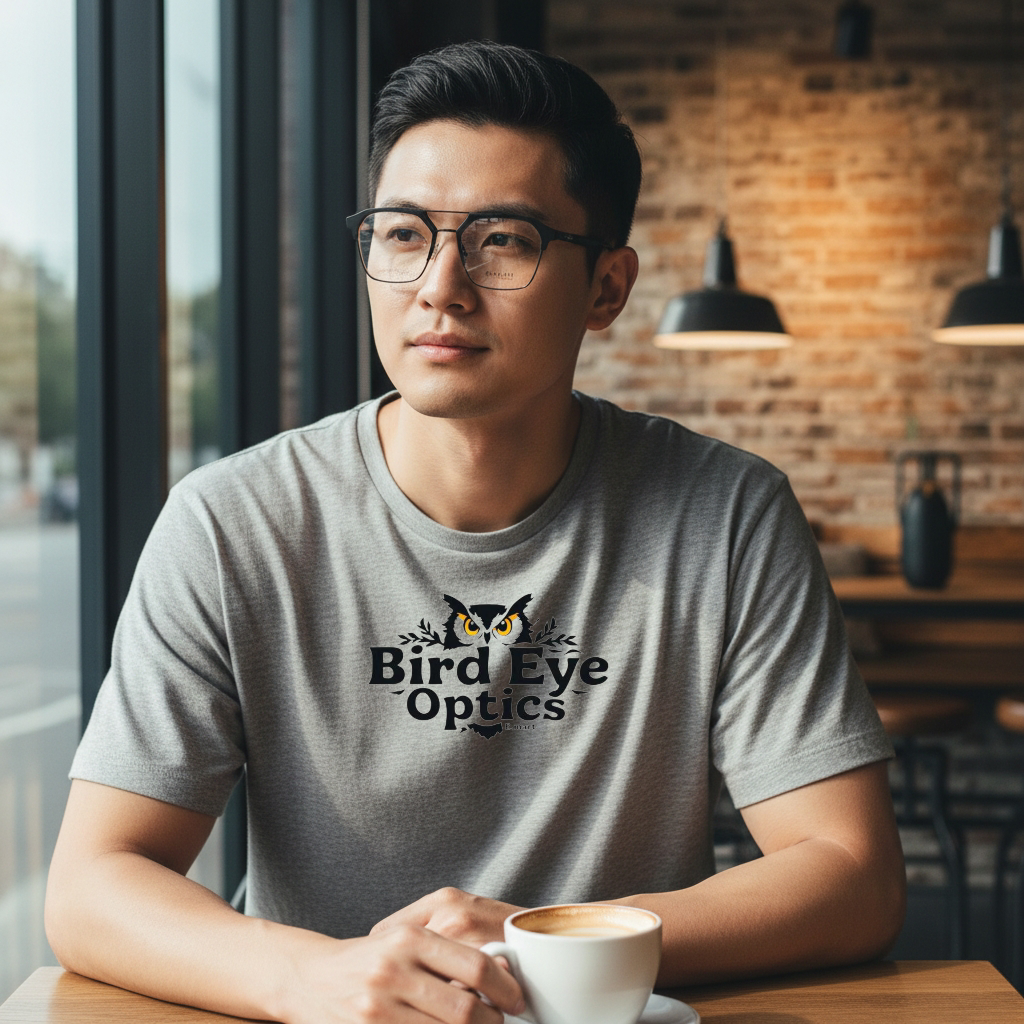 Black front with dark blue temples Color Urban Architect:FIALLVI Geometric Frame by Bird Eye Optics Emart