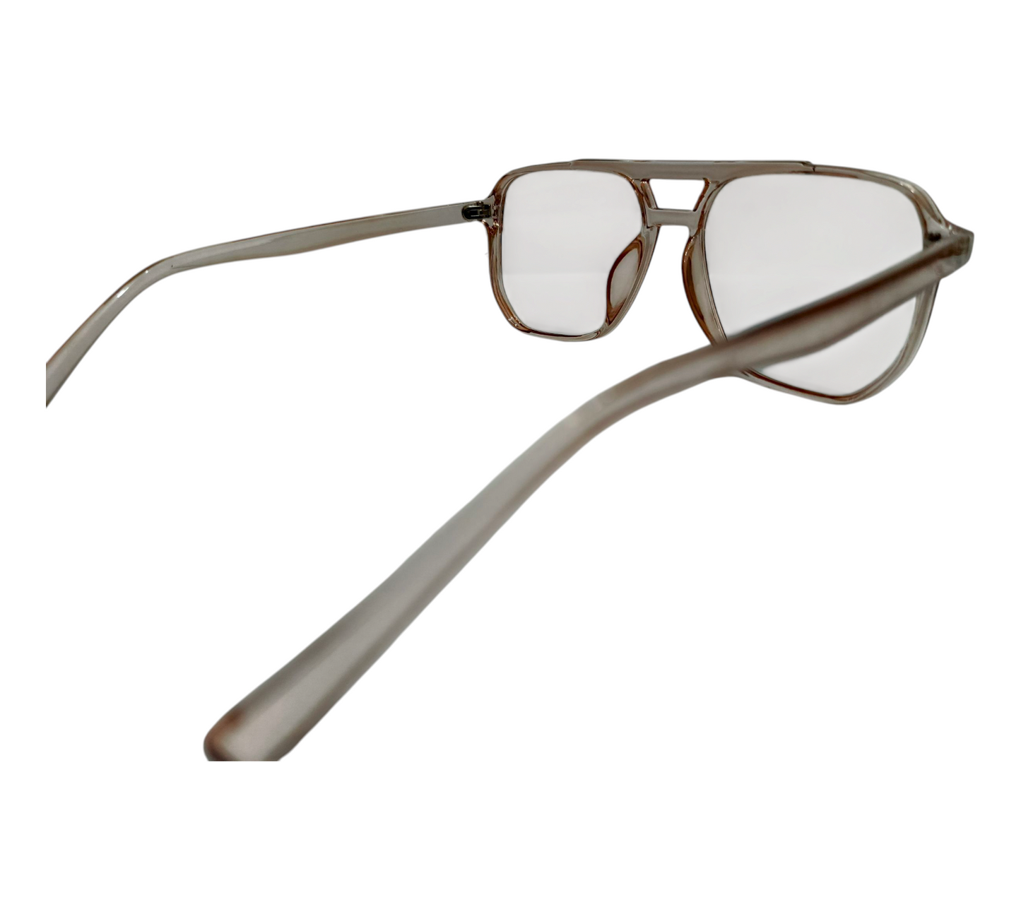 Vintage Vibe, Modern Edge: Clear Aviator Eyeglasses