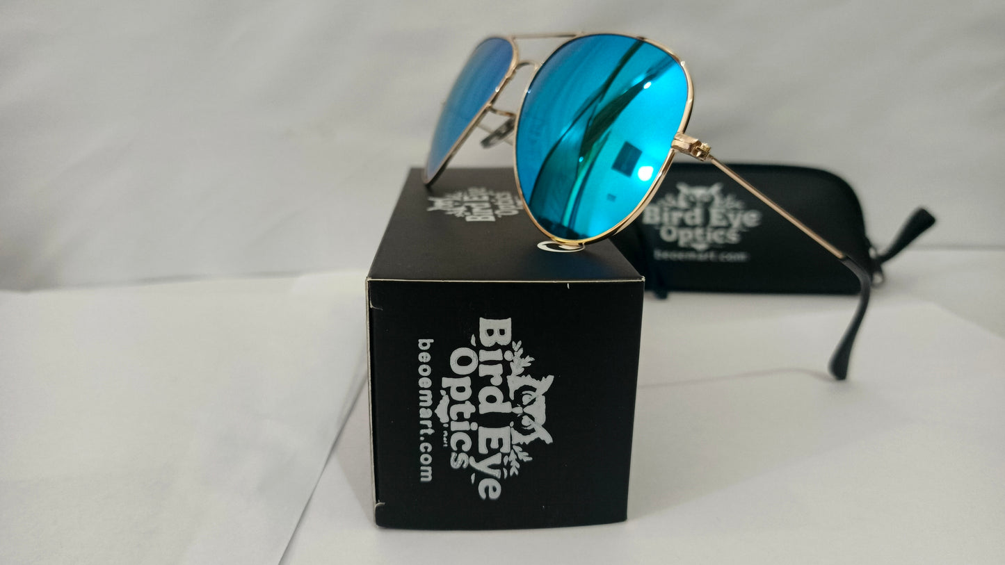 Classic Polarized Aviator Sunglasses : Timeless Design, 100% UV Protection | Bird Eye Optics
