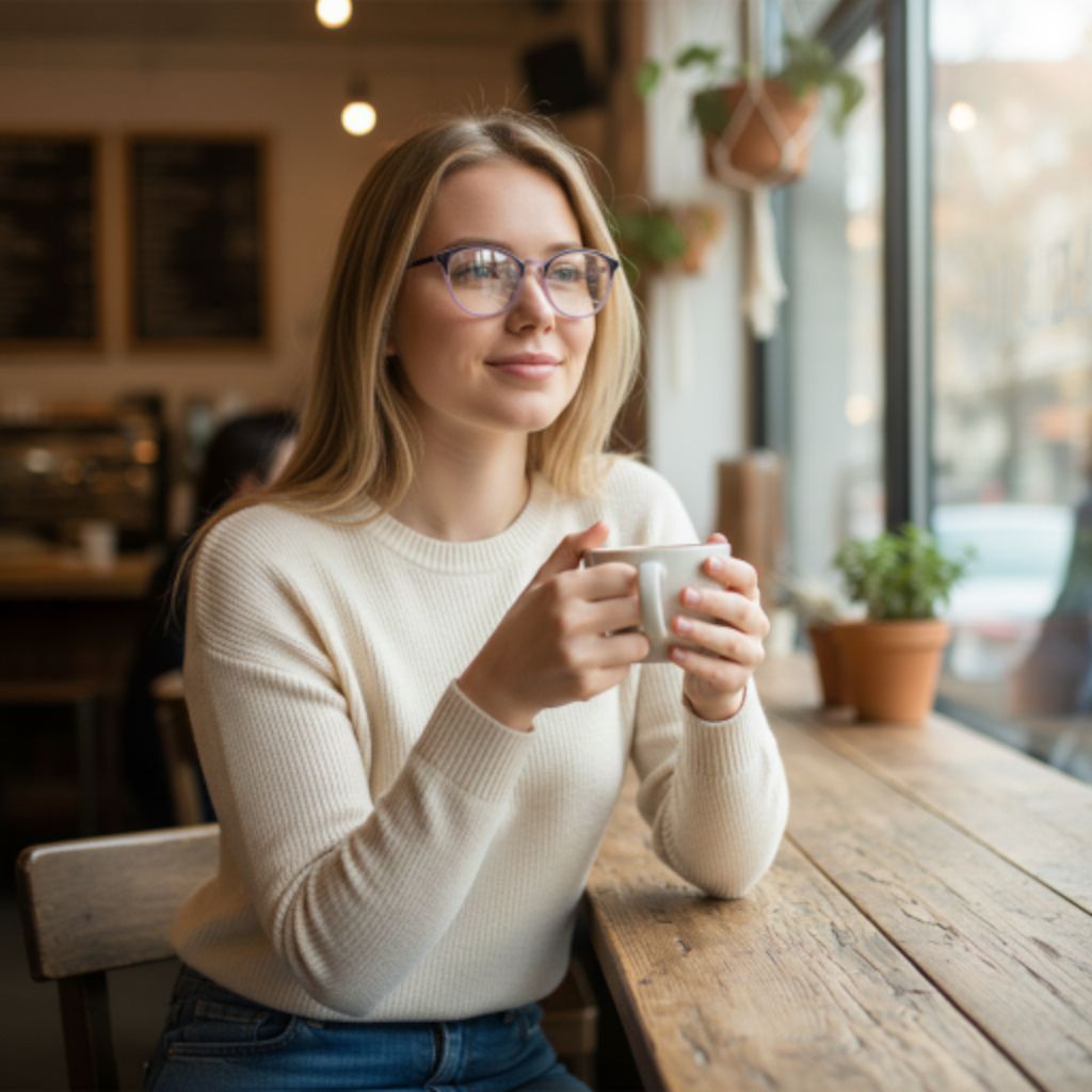 Ladies Elevate Your Look with the D-Day 'Chic Lilac' Frame