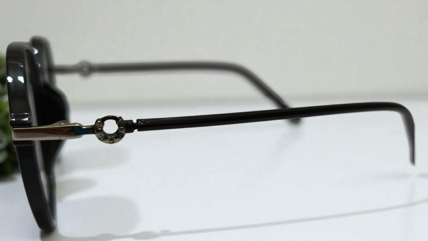 Elegant black-Rimmed[A]Blue Light Blocking Glasses frame for Stylish Protection