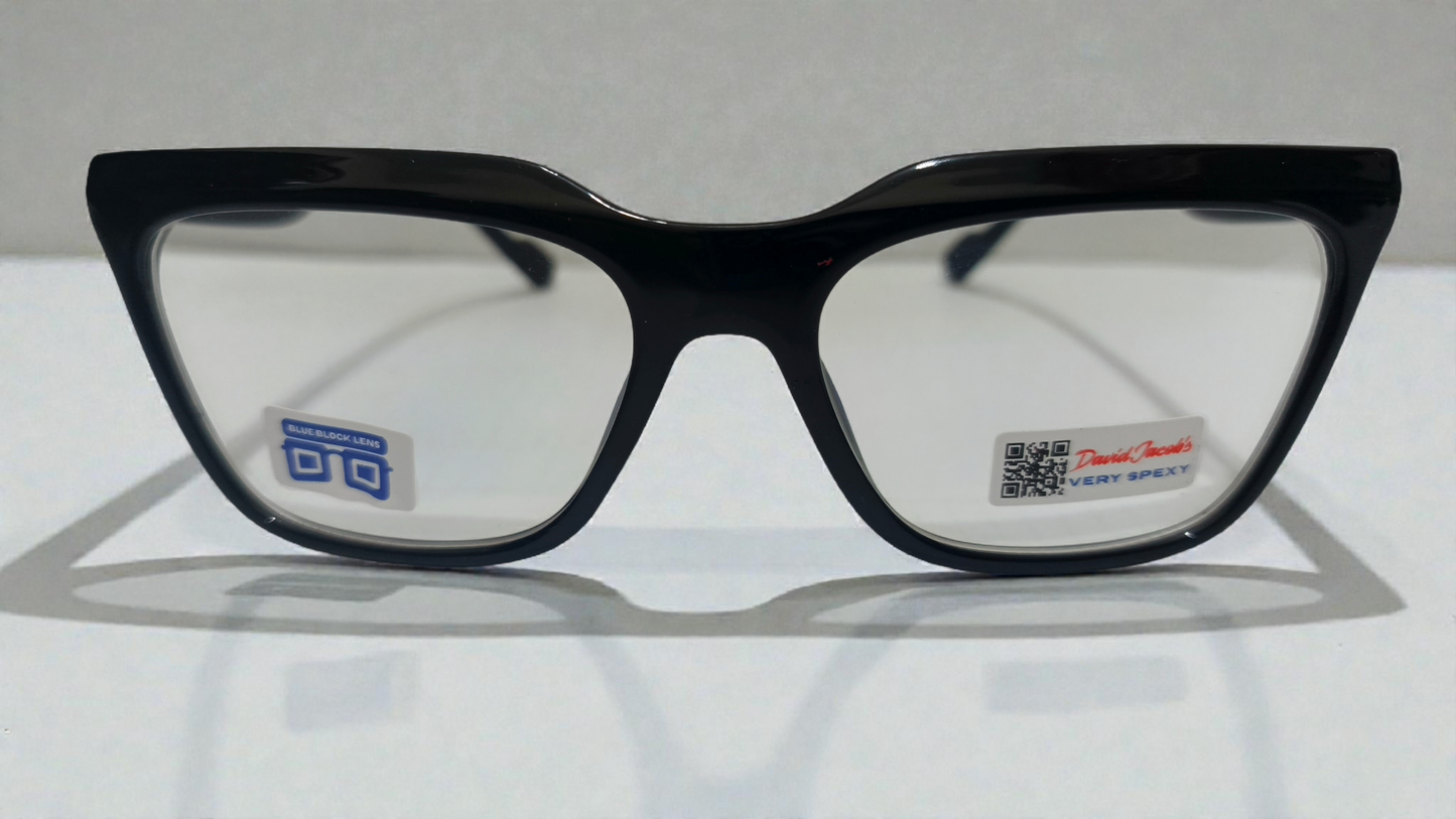 David Jacobs inspired Executive Cat eye Frames Bold Unisex Geometric Eyewear