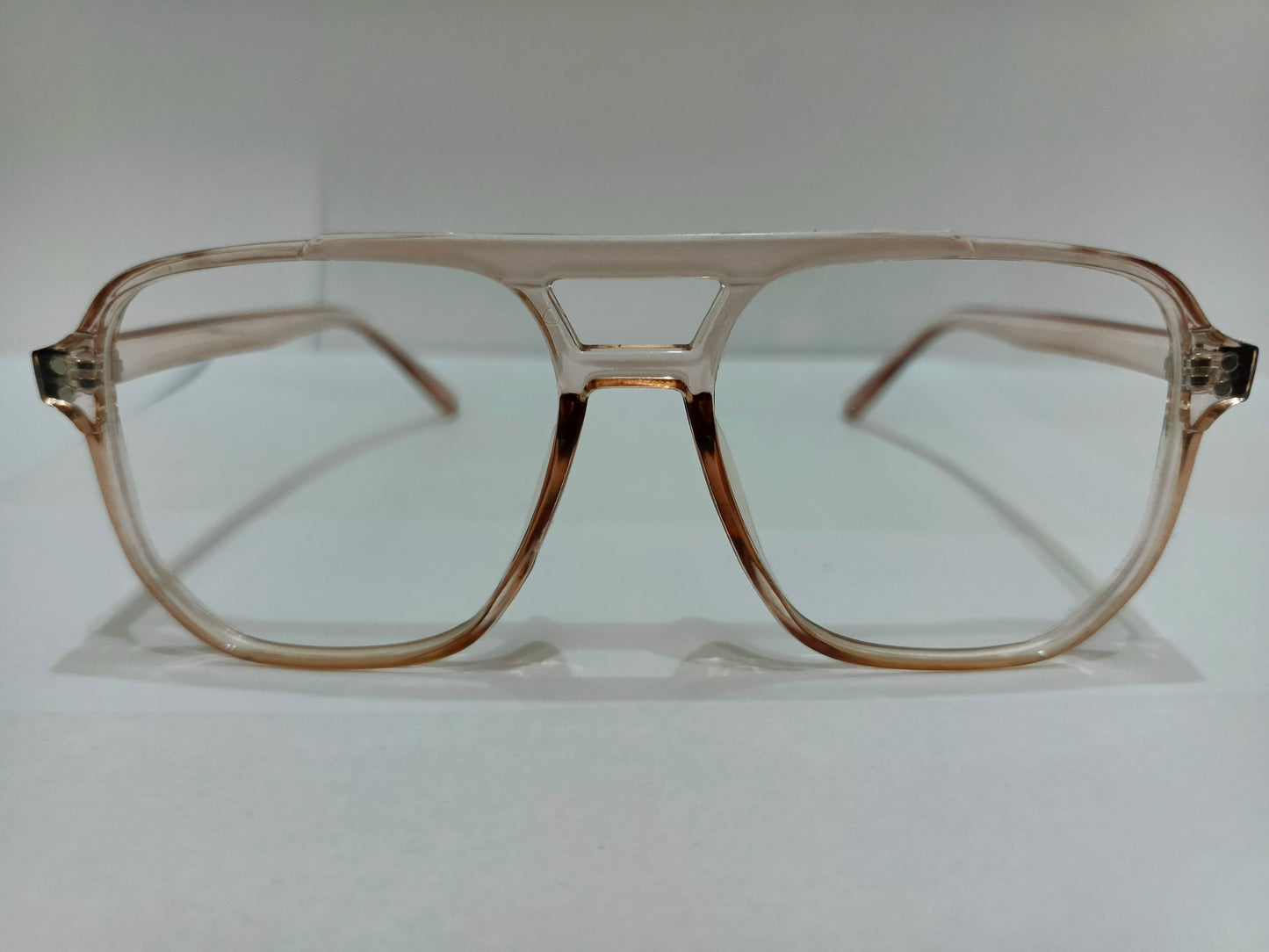 Vintage Vibe, Modern Edge: Clear Aviator Eyeglasses