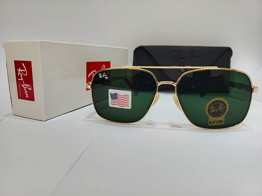 Ray-Ban Classic Aviator G-15(Golden) Lens Sunglasses – Timeless American Style 🇺🇸