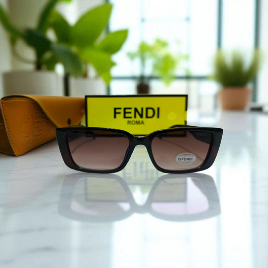 Luxury Fendi Cat-Eye Sunglasses – Black Edition
