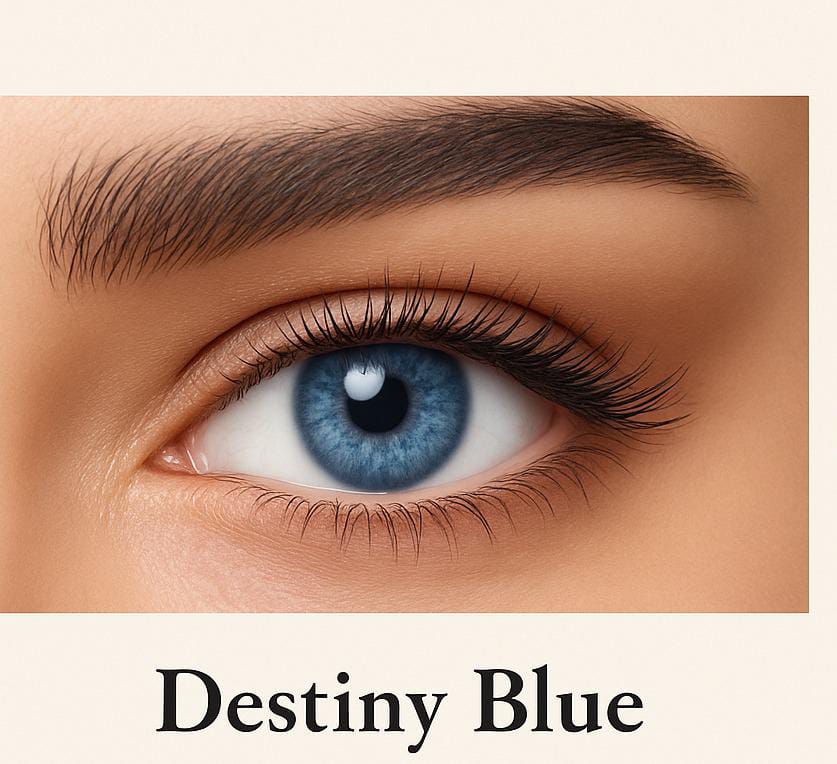 Eyesight Contact Lens Destiny Blue  DAHAB| Elegant Vision Without Glasses