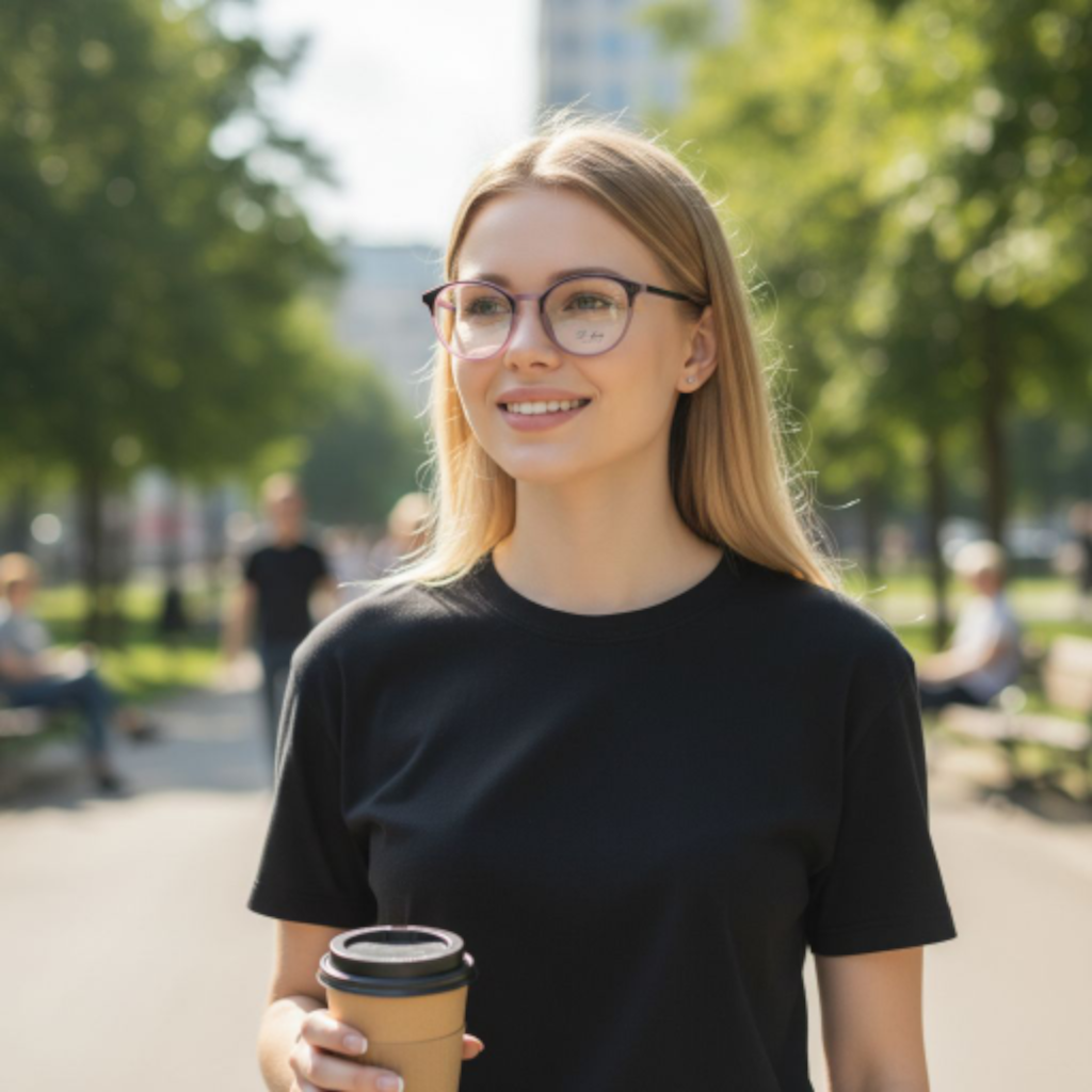 Ladies Elevate Your Look with the D-Day 'Chic Lilac' Frame