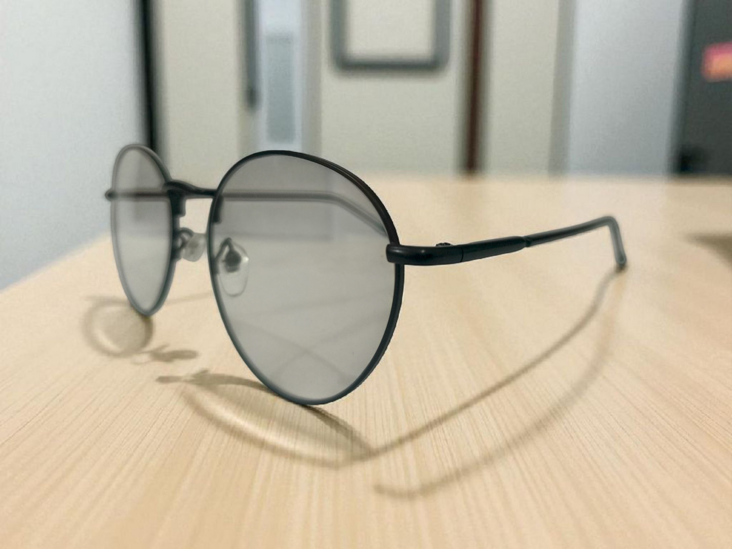 The "Phoenix" | Classic Round Black Spectacles