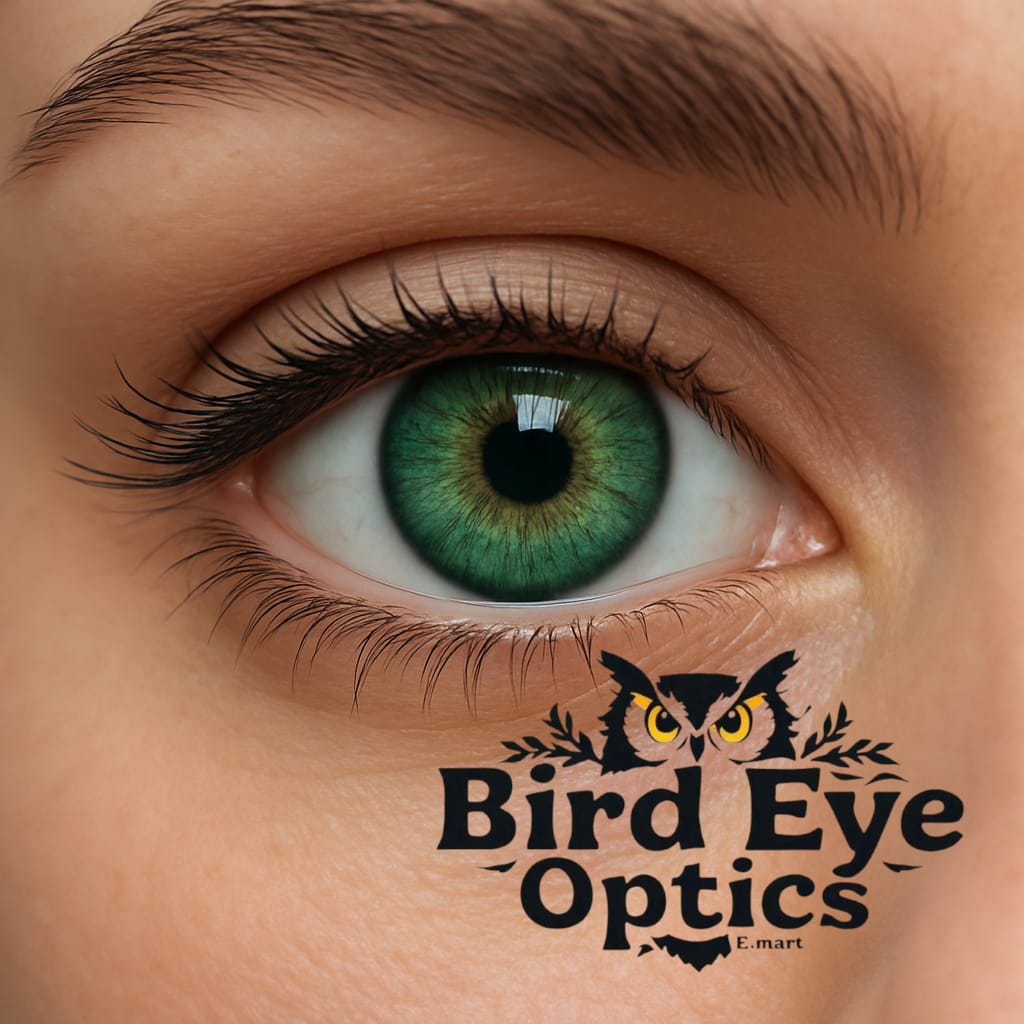 Star Green Spark: Emerald Contact Lenses by Bird Eye Optics