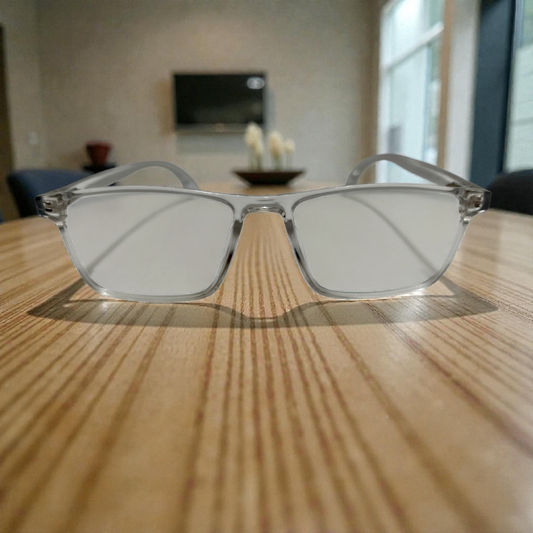 CrystalView Unisex Transparent Eyeglasses : Sleek, Modern & Versatile