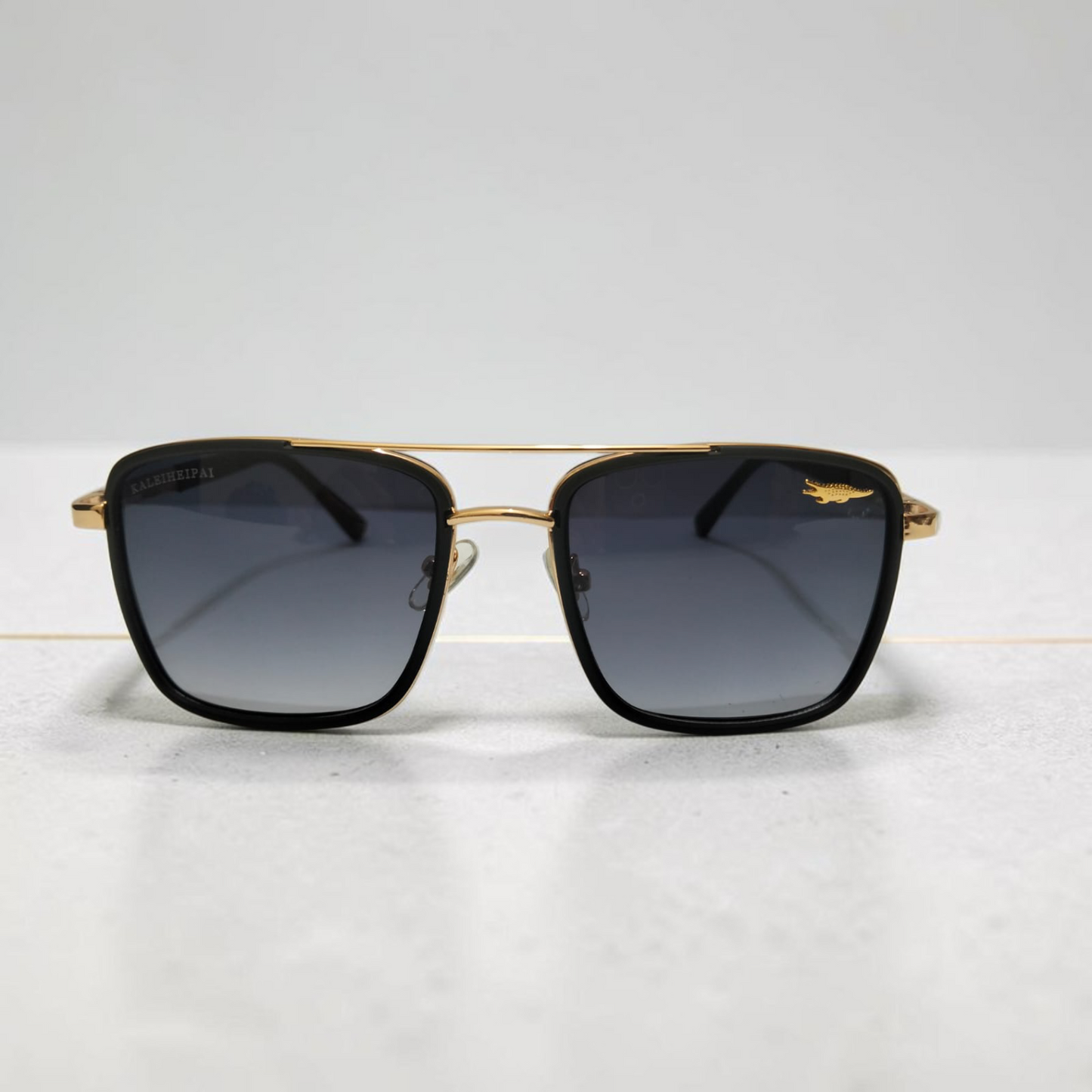 Lacoste inspired Premium Urban Edge Unisex Gradient Square Sunglasses Bird Eye Optics