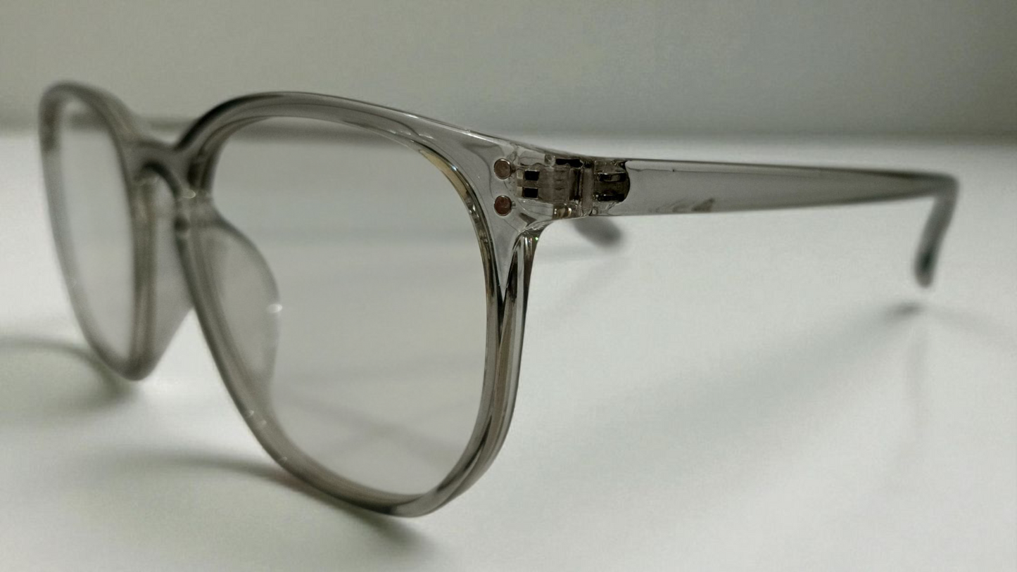 TRANSLUCENT SMOKE GRAY PENTOS SHAPE- EYEWEAR