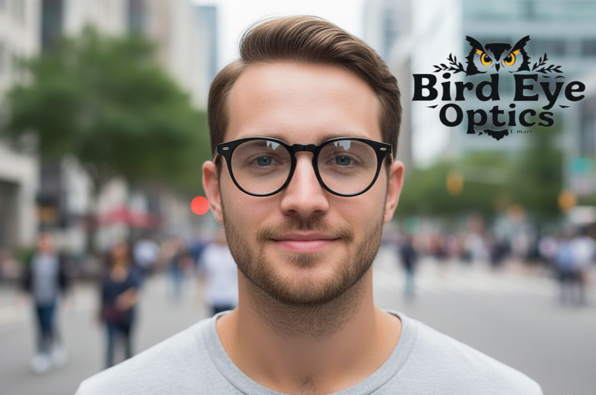 Ray-Ban Retro Round Glasses – Bold Black  Frame for Timeless Style