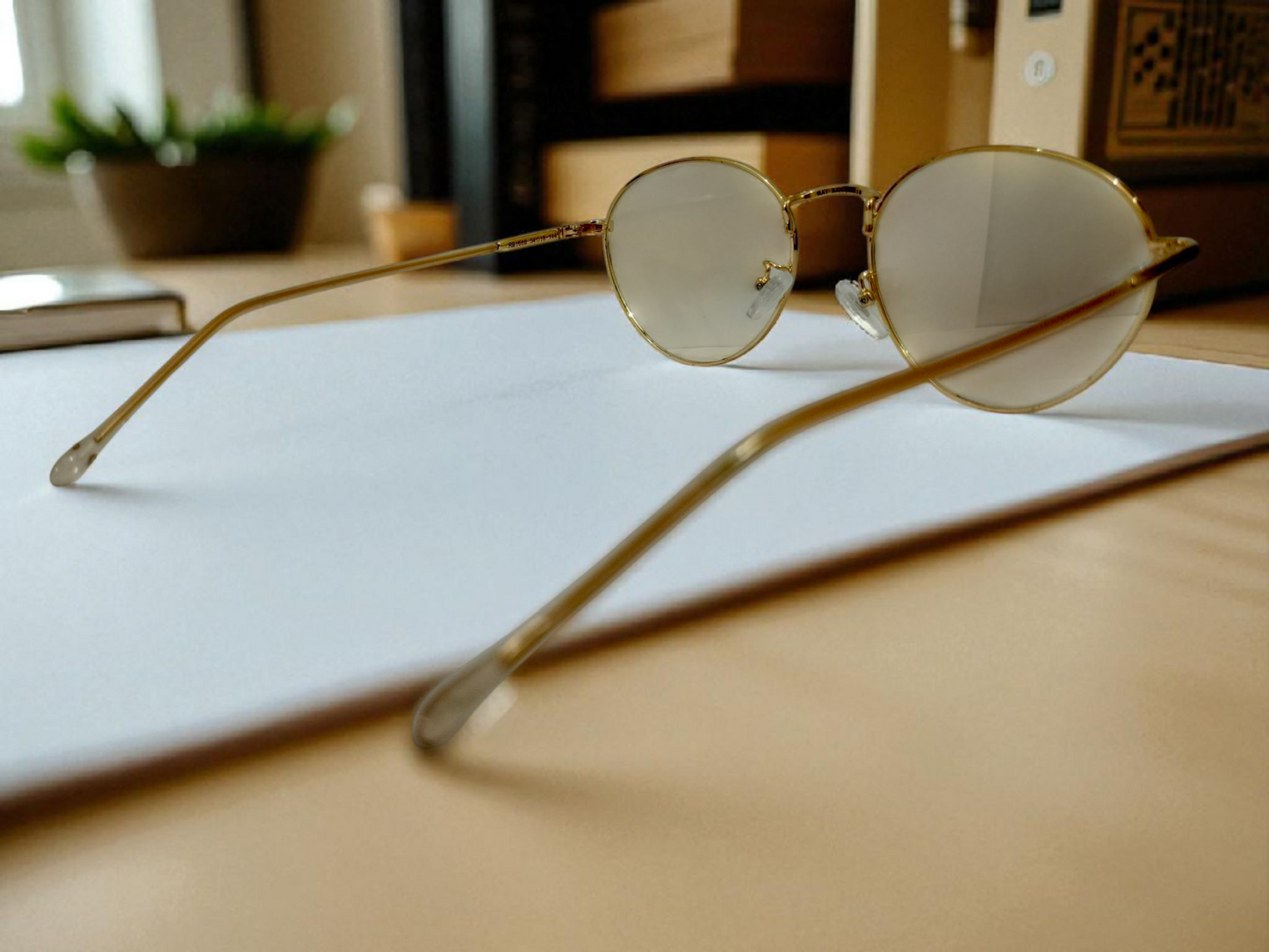 The "Phoenix" | Classic Round Golden Spectacles